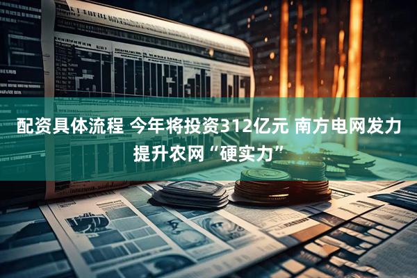 配资具体流程 今年将投资312亿元 南方电网发力提升农网“硬实力”